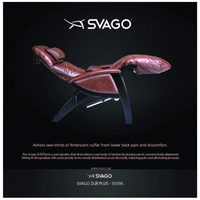 Svago Zero Gravity Chair Svago ZGR Plus SV395 Zero Gravity Recliner