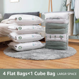 Cubic Vacuum Compression Storage Bags for Clothes and Travel - Taili - Sleep Galleria