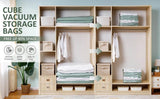 Cubic Vacuum Compression Storage Bags for Clothes and Travel - Taili - Sleep Galleria