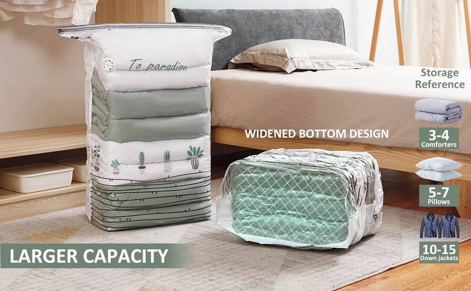 Cubic Vacuum Compression Storage Bags for Clothes and Travel - Taili - Sleep Galleria