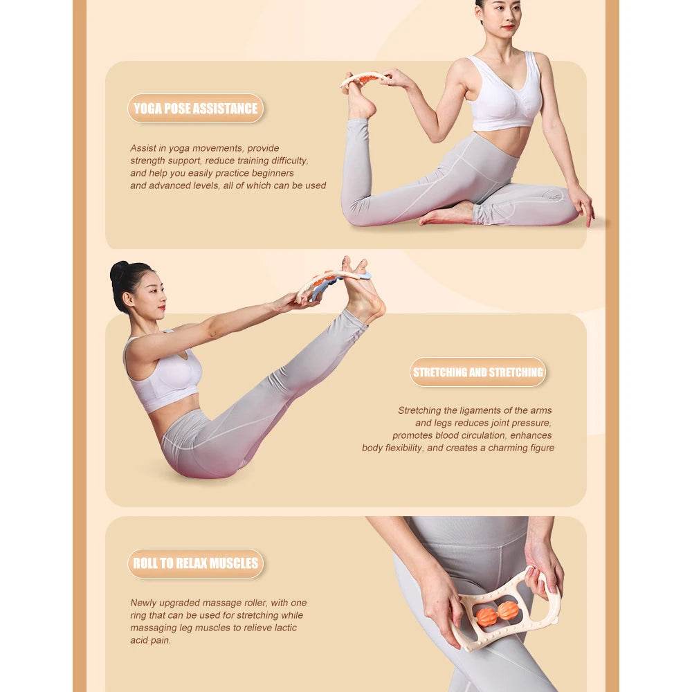 Ergonomic Deep Tissue Muscle Roller For Full Body - TIKE - Sleep Galleria