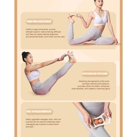 Ergonomic Deep Tissue Muscle Roller For Full Body - TIKE - Sleep Galleria