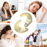 Silicone Waterproof Noise Isolating Ear Plugs Set - Tmddotda - Sleep Galleria
