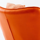 Modern Cotton Linen Upholstered Rocking Chair With Armrests - Sleep Galleria
