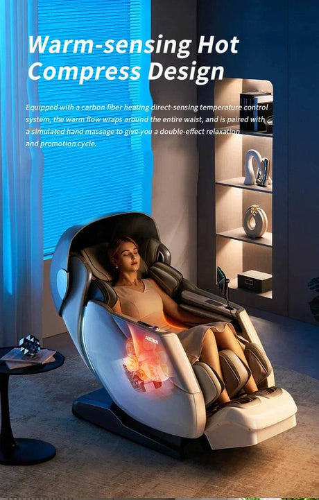 4D SL Airbag Zero Gravity Full Body Massage Chair - ukLife - Sleep Galleria