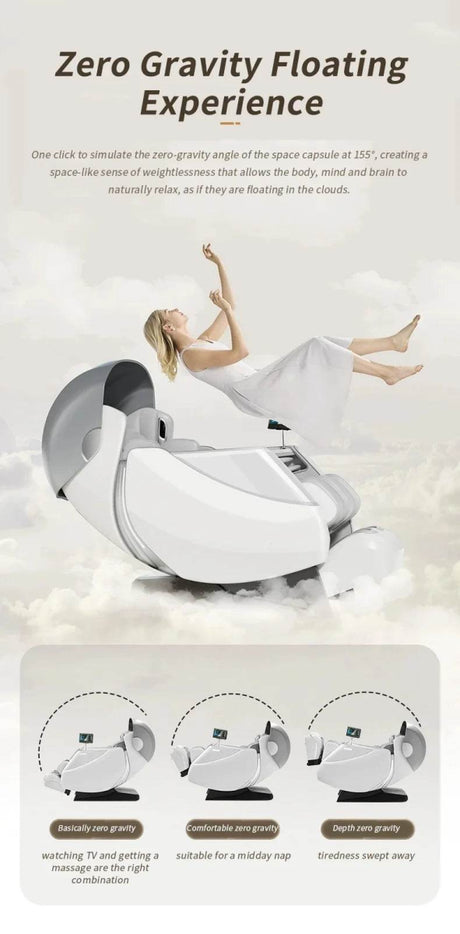 4D SL Airbag Zero Gravity Full Body Massage Chair - ukLife - Sleep Galleria