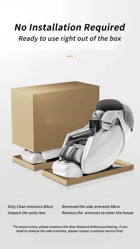 4D SL Airbag Zero Gravity Full Body Massage Chair - ukLife - Sleep Galleria
