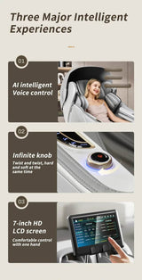 4D SL Airbag Zero Gravity Full Body Massage Chair - ukLife - Sleep Galleria