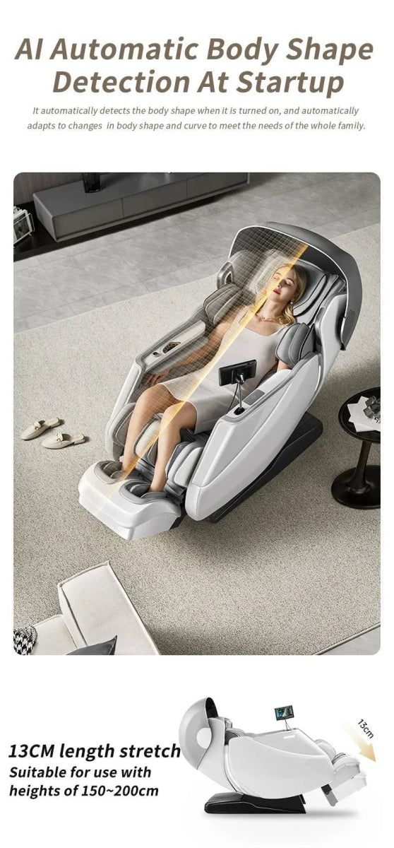 4D SL Airbag Zero Gravity Full Body Massage Chair - ukLife - Sleep Galleria