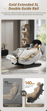 4D SL Airbag Zero Gravity Full Body Massage Chair - ukLife - Sleep Galleria