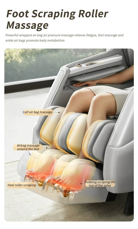 4D SL Airbag Zero Gravity Full Body Massage Chair - ukLife - Sleep Galleria