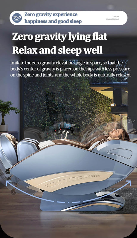 4D SL Full Body Airbag Zero Gravity Massage Chair - ukLife - Sleep Galleria