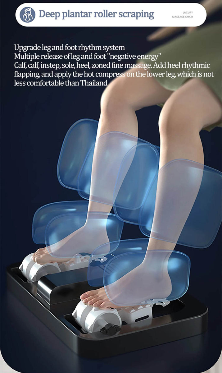 4D SL Full Body Airbag Zero Gravity Massage Chair - ukLife - Sleep Galleria