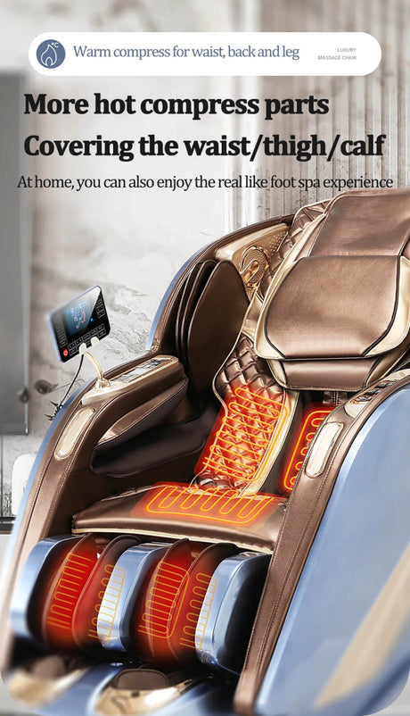 4D SL Full Body Airbag Zero Gravity Massage Chair - ukLife - Sleep Galleria