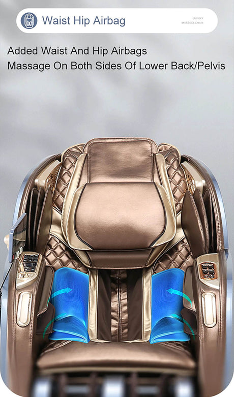 4D SL Full Body Airbag Zero Gravity Massage Chair - ukLife - Sleep Galleria