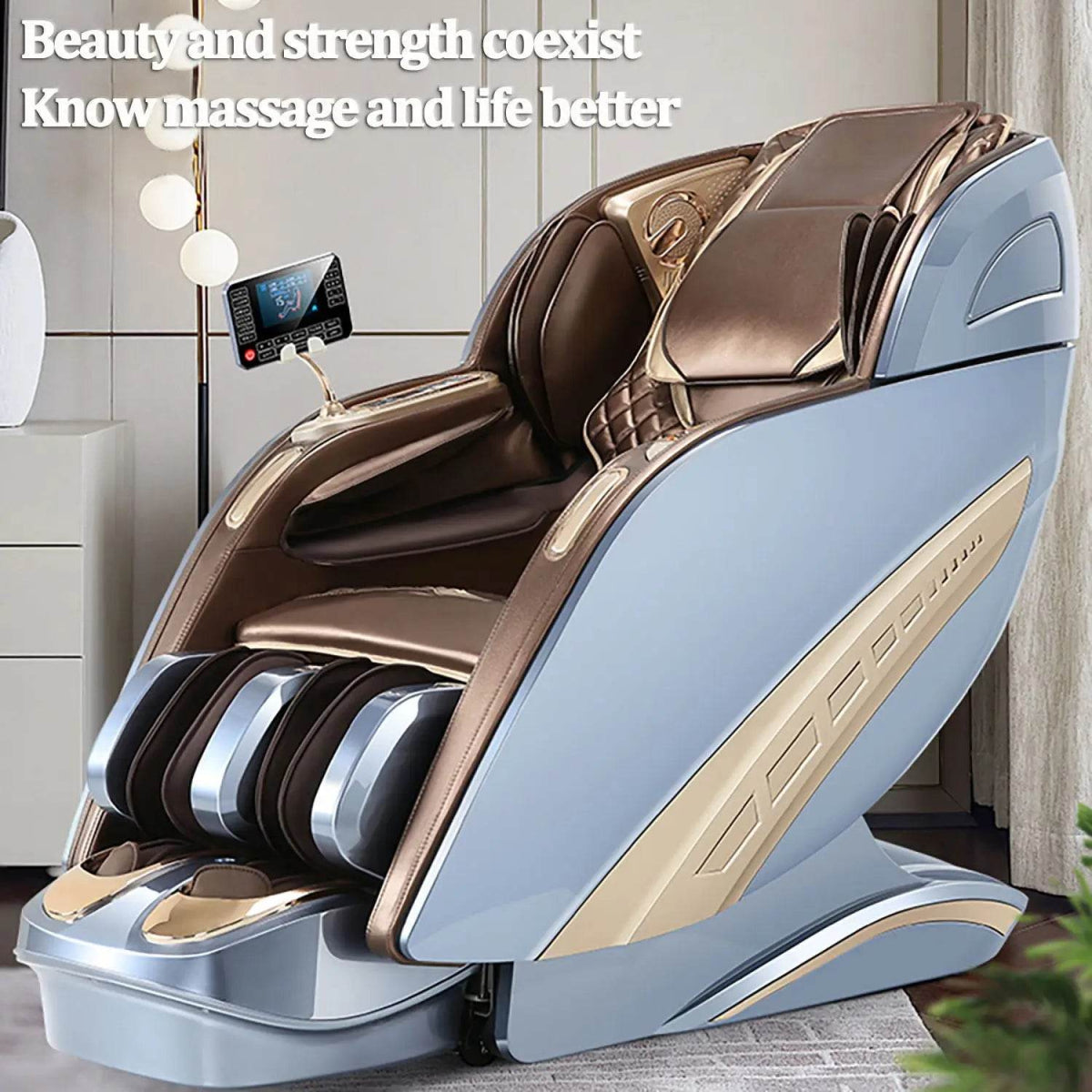 4D SL Full Body Airbag Zero Gravity Massage Chair - ukLife - Sleep Galleria