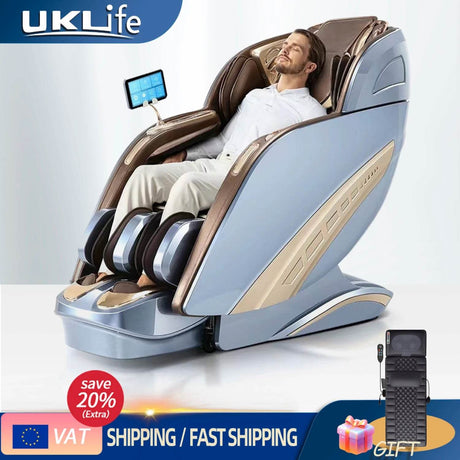 4D SL Full Body Airbag Zero Gravity Massage Chair - ukLife - Sleep Galleria