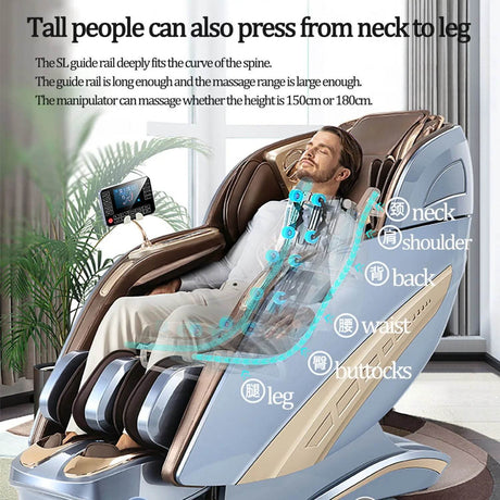 4D SL Full Body Airbag Zero Gravity Massage Chair - ukLife - Sleep Galleria