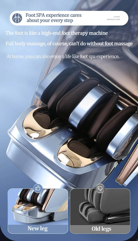 4D SL Full Body Airbag Zero Gravity Massage Chair - ukLife - Sleep Galleria