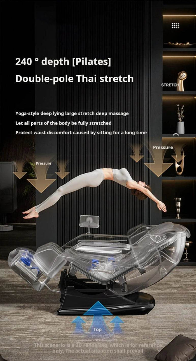 4D SL - Track Zero Gravity Full Body Air Massage Chair - ukLife - Sleep Galleria