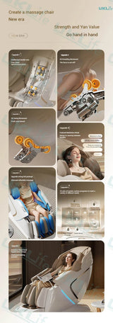 Dual-Core 4D SL-Track Zero Gravity Massage Chair - Sleep Galleria