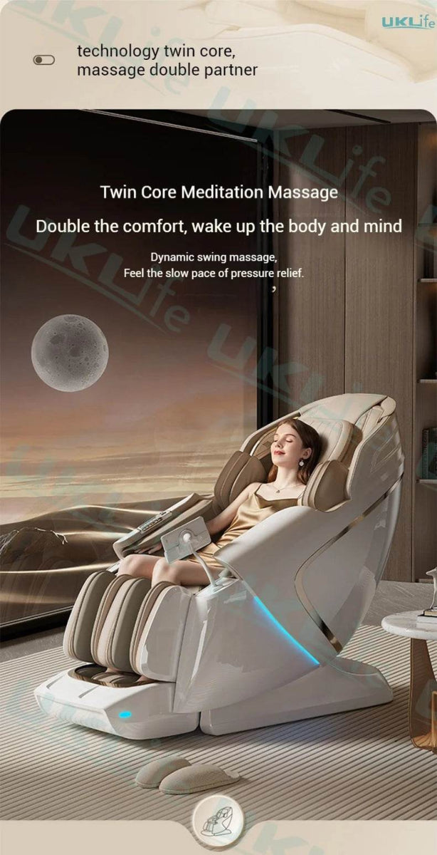 Dual-Core 4D SL-Track Zero Gravity Massage Chair - Sleep Galleria