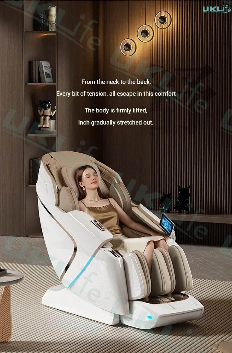 Dual-Core 4D SL-Track Zero Gravity Massage Chair - Sleep Galleria