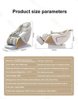 Dual-Core 4D SL-Track Zero Gravity Massage Chair - Sleep Galleria