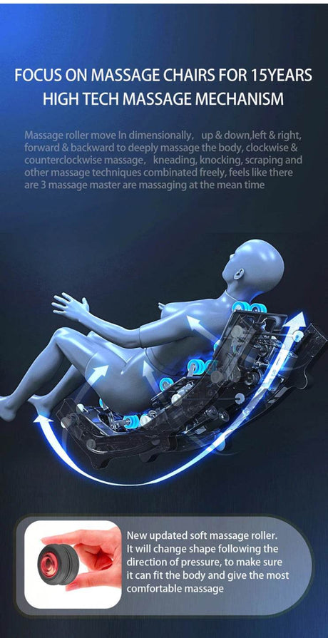 KaitoTech PulseLink 4D Massage Chair - ukLife - Sleep Galleria