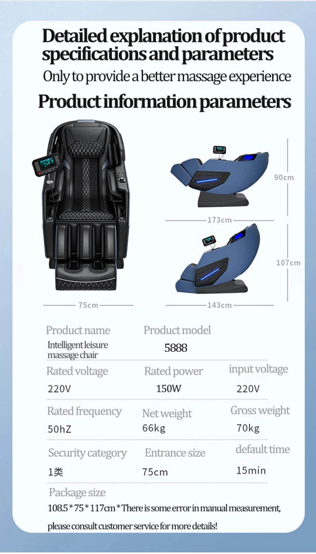 Kizuna HorizonScan 4D Full Body Massage Chair - ukLife - Sleep Galleria