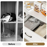6-Drawer Modern Wood Dresser With Charging Station - Sleep Galleria