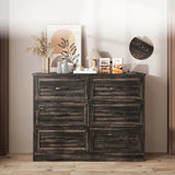 6-Drawer Modern Wood Dresser With Charging Station - Sleep Galleria