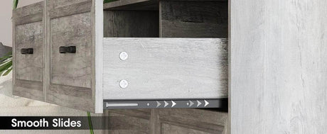 6-Drawer Modern Wood Dresser With Charging Station - Sleep Galleria
