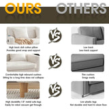 Modern Plush Living Room Loveseat Sofa - Sleep Galleria