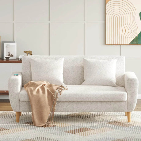 Modern Plush Living Room Loveseat Sofa - Sleep Galleria