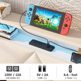 Upholstered Bed Frame With Storage Drawers Charging Station - Sleep Galleria