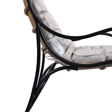 3 - Piece Wicker Outdoor Patio Furniture Set With Cushions - Veluna - Sleep Galleria