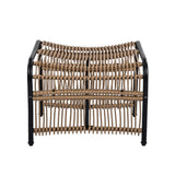 3-Piece Wicker Outdoor Patio Furniture Set With Cushions - Sleep Galleria