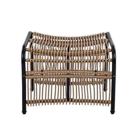 3 - Piece Wicker Outdoor Patio Furniture Set With Cushions - Veluna - Sleep Galleria