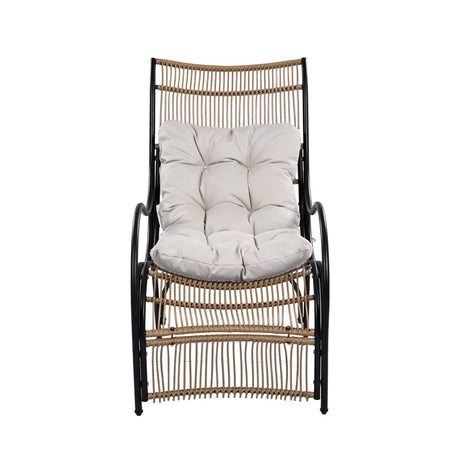 3 - Piece Wicker Outdoor Patio Furniture Set With Cushions - Veluna - Sleep Galleria