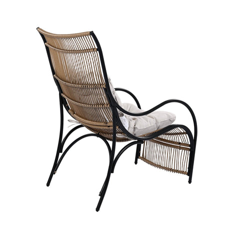 3 - Piece Wicker Outdoor Patio Furniture Set With Cushions - Veluna - Sleep Galleria