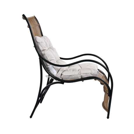 3 - Piece Wicker Outdoor Patio Furniture Set With Cushions - Veluna - Sleep Galleria
