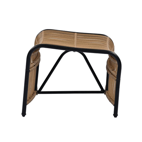 3 - Piece Wicker Outdoor Patio Furniture Set With Cushions - Veluna - Sleep Galleria