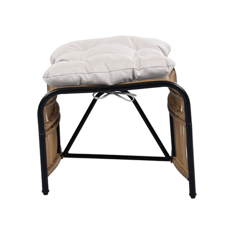 3 - Piece Wicker Outdoor Patio Furniture Set With Cushions - Veluna - Sleep Galleria