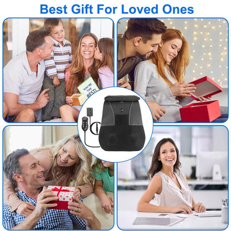 3D Heated Back Massager With Kneading Massage - Veluna - Sleep Galleria