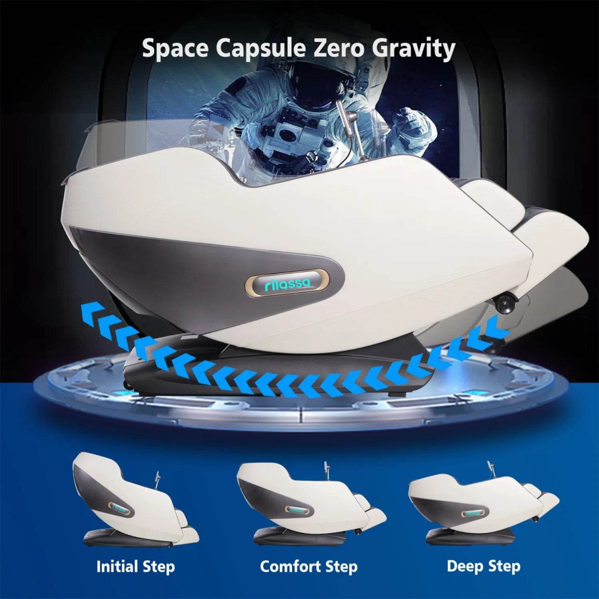4D AI Voice Control Zero Gravity Massage Chair - Sleep Galleria