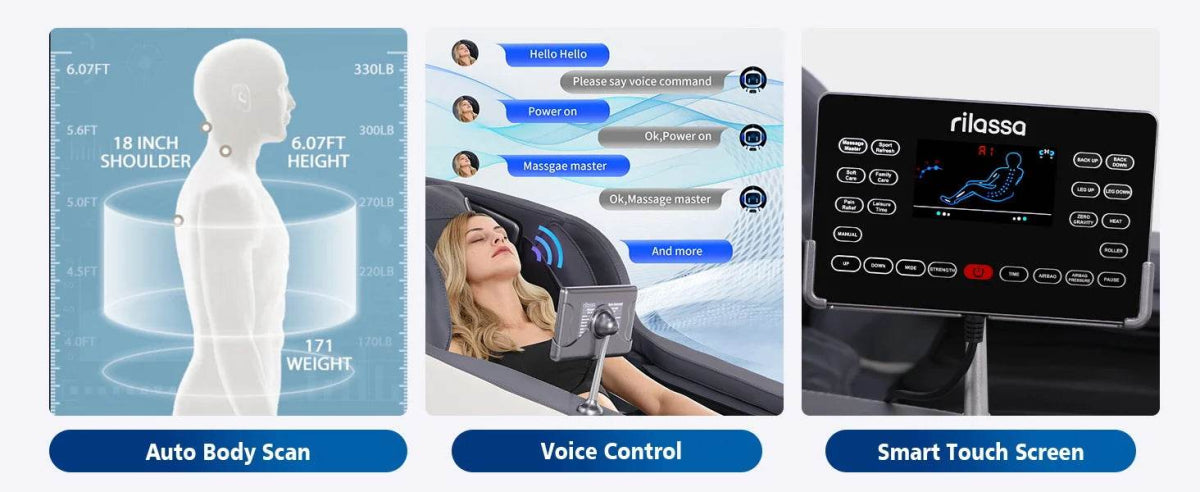 4D AI Voice Control Zero Gravity Massage Chair - Sleep Galleria