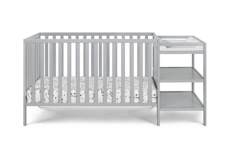 Convertible Solid Wood 3 - in - 1 Crib And Changer Combo - Veluna - Sleep Galleria