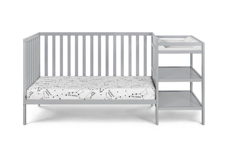 Convertible Solid Wood 3 - in - 1 Crib And Changer Combo - Veluna - Sleep Galleria