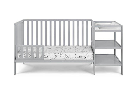 Convertible Solid Wood 3 - in - 1 Crib And Changer Combo - Veluna - Sleep Galleria